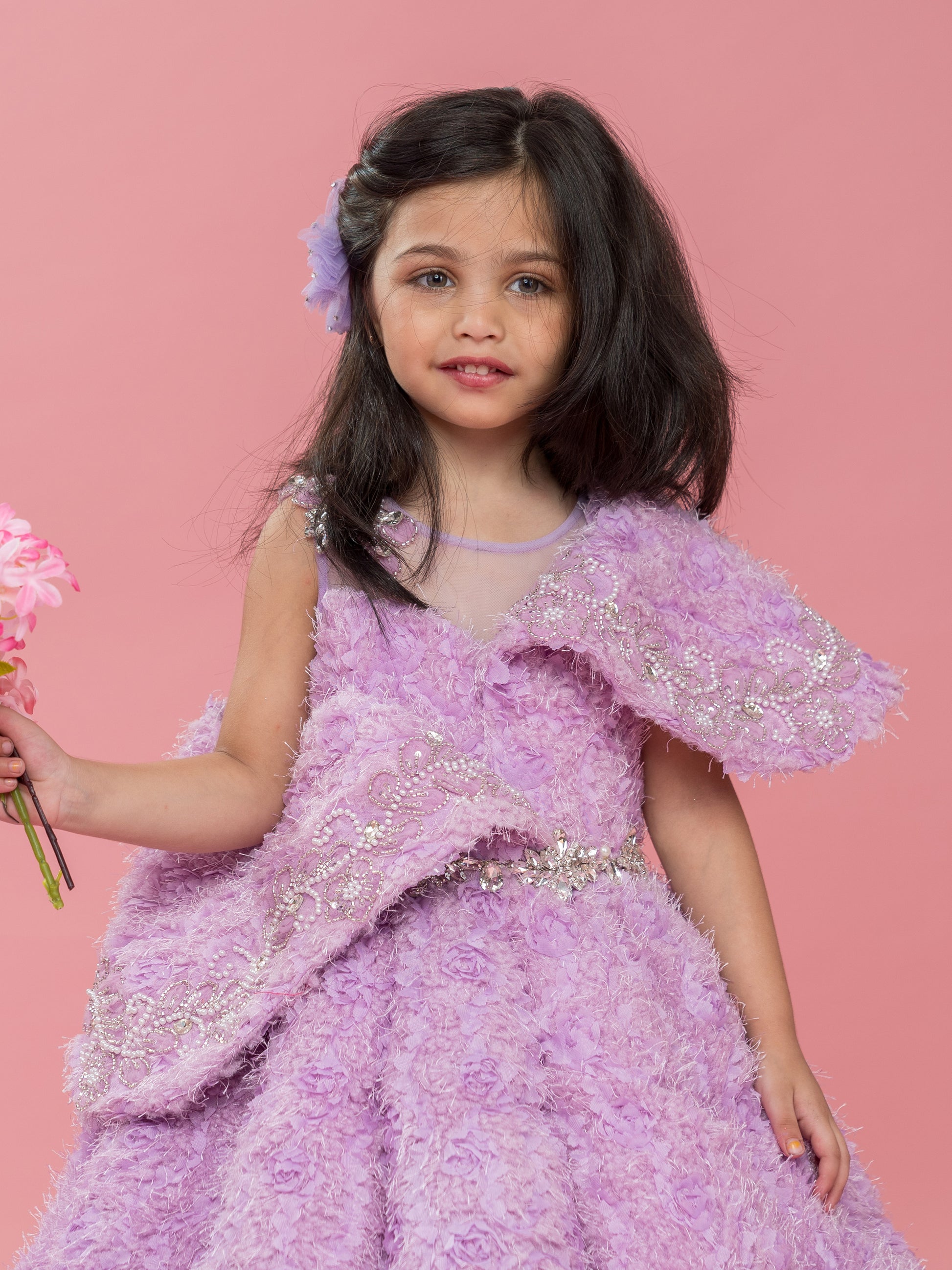 Grace Mauve Gown – Little Angels Clothing