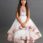 white net gown for girls