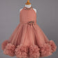 peach gown for girls