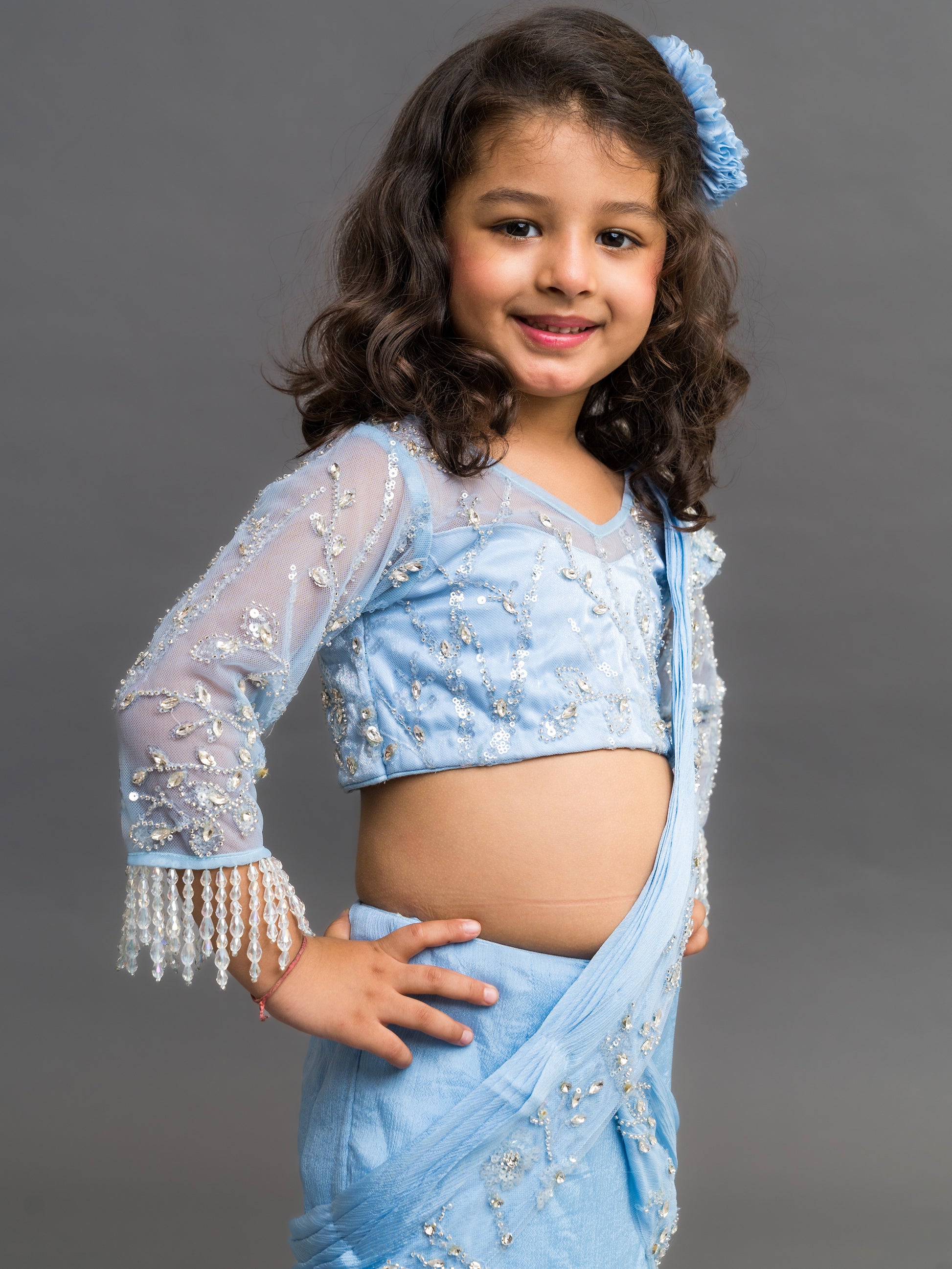 Buy Sky Blue Fish Cut Dresses for Girls Online - Little Angels Clothing Buy Sky Blue Fish Cut Dresses for Girls Online - Little Angels Clothing