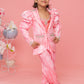 pink pant suit for girls