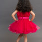 red short dress for girls back