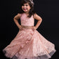 peach lehenga set for girls