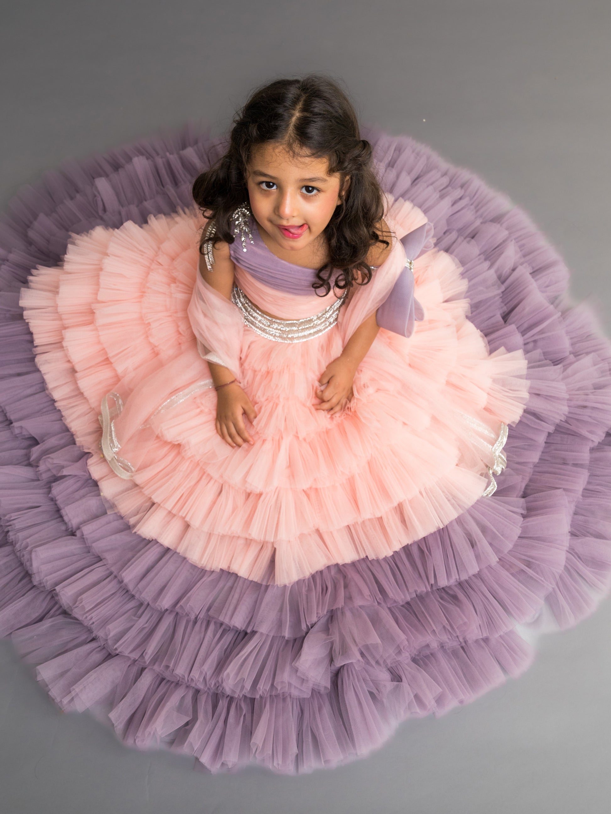 Buy Peach and Lilac Dresses for Girls Online - Little Angels Clothing Buy Peach and Lilac Dresses for Girls Online - Little Angels Clothing