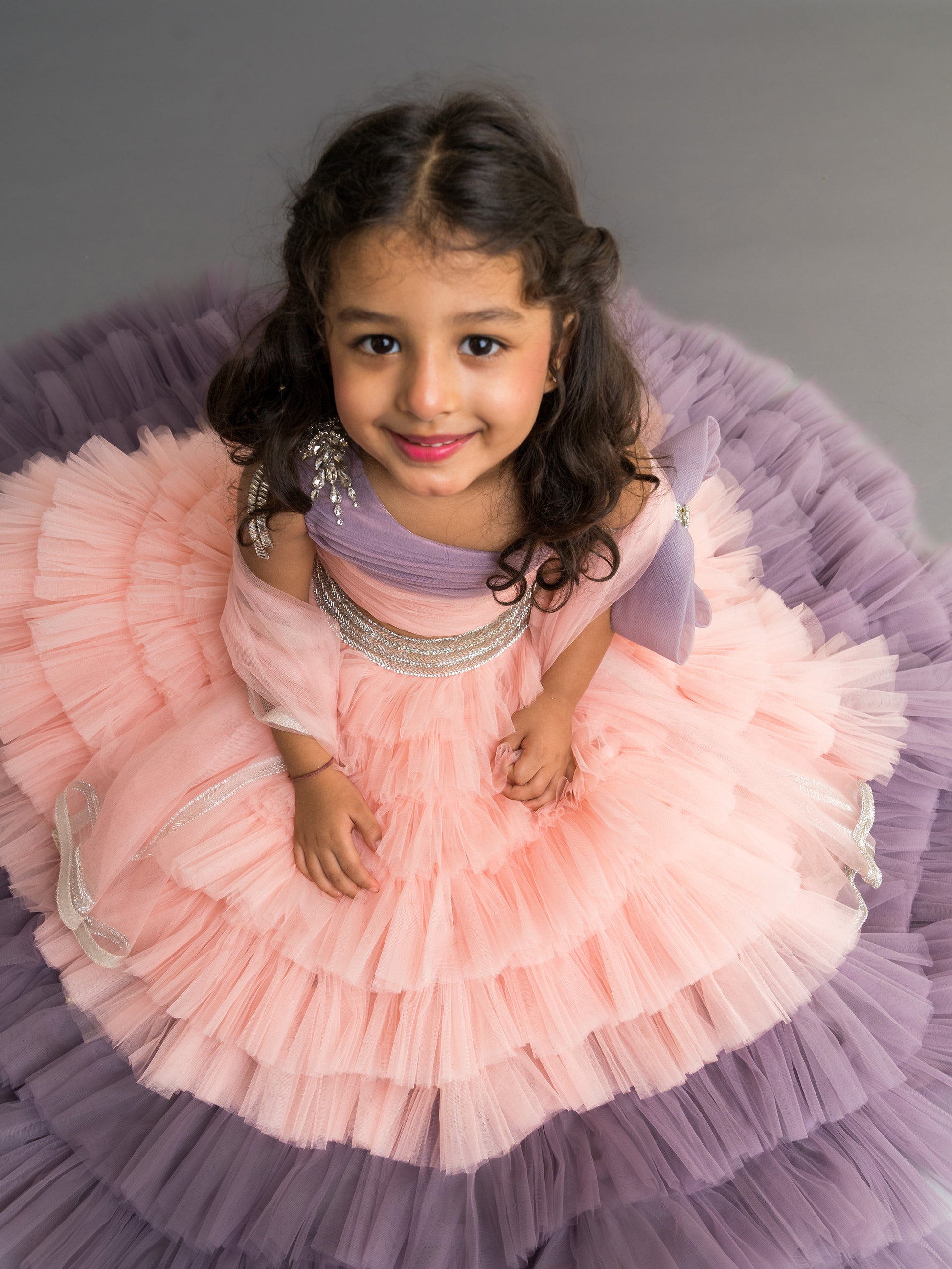 purple and peach dress Cute Lavender Dress - Peach Dress - Color Block Dress - $49.00