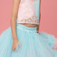 Sky Blue -Pink Frill