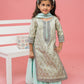 sea green sharrara for girls