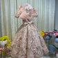 peach gown for girls