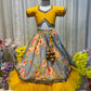 haldi lehenga for girls